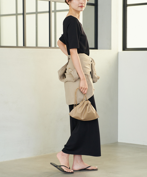 plage｜Rib ハーフスリーブ ワンピース | Rakuten Fashion(楽天