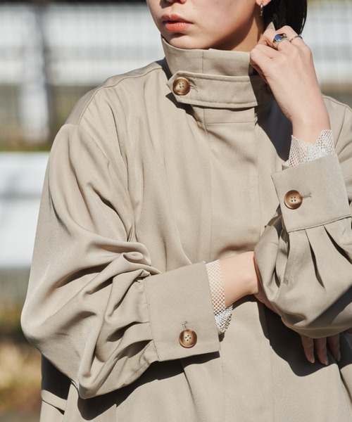 「Aunt Marie's」 コート FREE ベージュ レディース_画像3