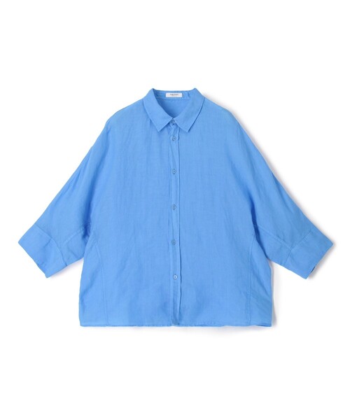MACPHEE（マカフィー） ブラウス シャツ リネンラミーソリッド