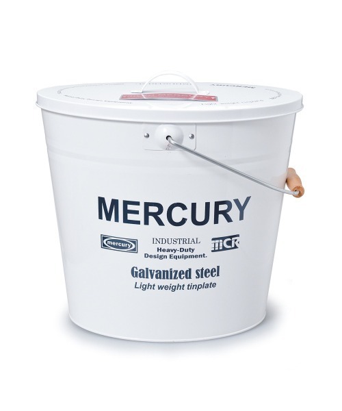 MERCURY（マーキュリー） インテリア ブリキバケツ ふた付き