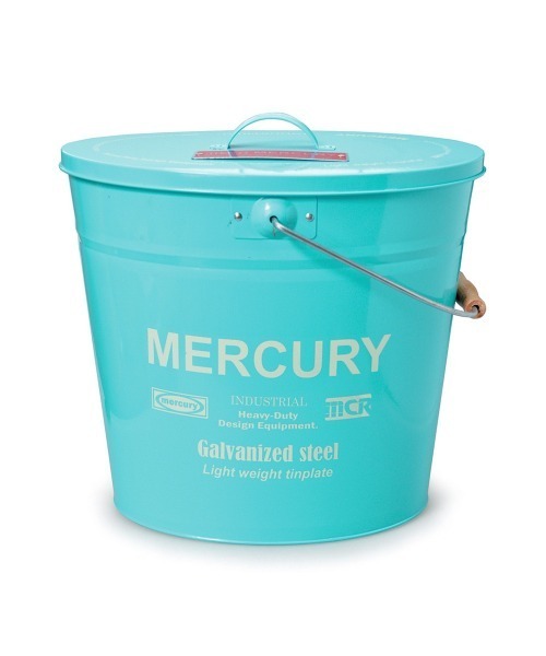 MERCURY（マーキュリー） インテリア ブリキバケツ ふた付き