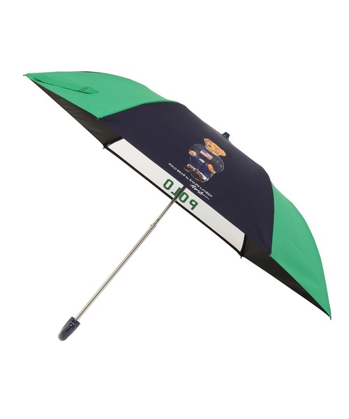 【激安通販オンラインショップ】 POLO RALPH 晴雨兼用 遮光 キッズ 折りたたみ傘 LAUREN 小物