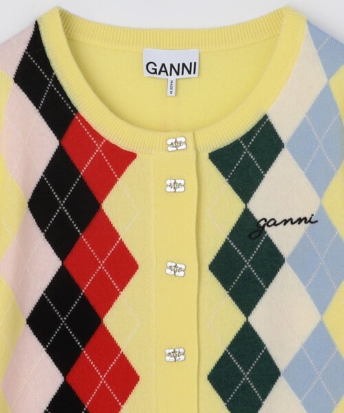 GANNI（ガニー） カーディガン Cashmere Wool Mix Cardigan / K2533