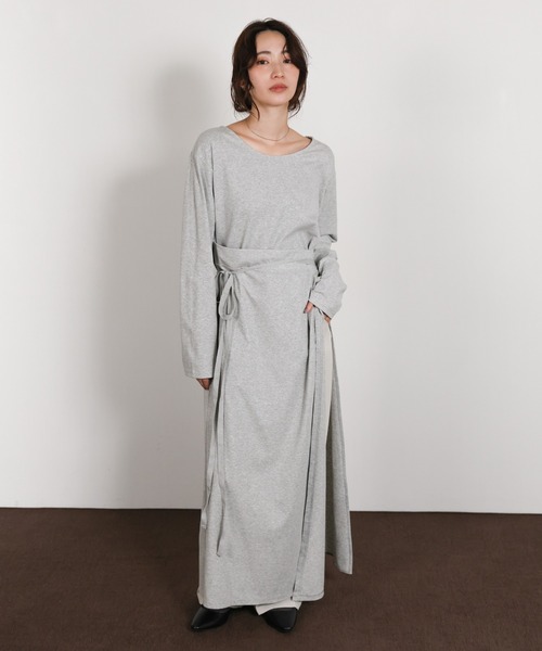 select MOCA Et ワンピース 「Et」Side Slit Wrap One-piece
