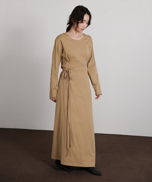 select MOCA Et ワンピース 「Et」Side Slit Wrap One-piece
