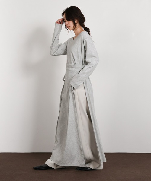 select MOCA Et ワンピース 「Et」Side Slit Wrap One-piece