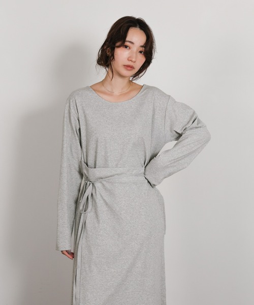 select MOCA Et ワンピース 「Et」Side Slit Wrap One-piece