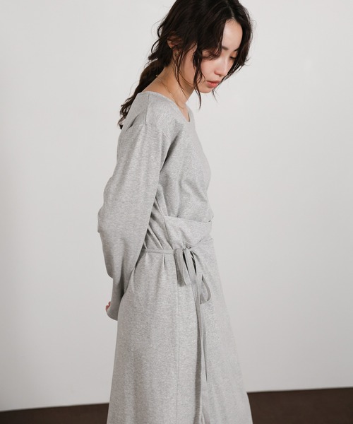 select MOCA Et ワンピース 「Et」Side Slit Wrap One-piece