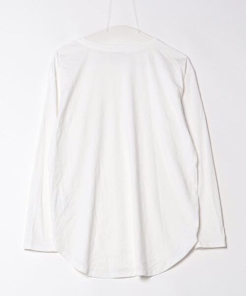 「BAYFLOW」 長袖Tシャツ 2 ホワイト メンズ
