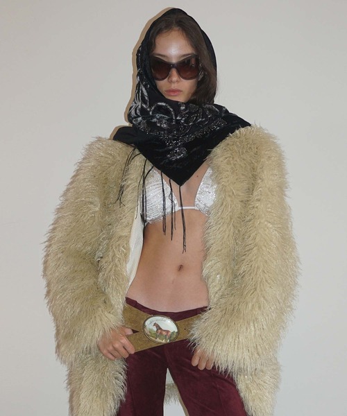 SCULPTOR（スカルプター） コート アウター Faux Fur Middle Jacket 