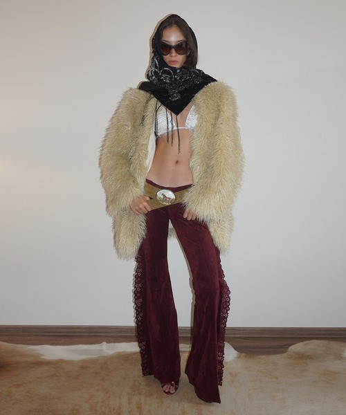 SCULPTOR（スカルプター） コート アウター Faux Fur Middle Jacket 