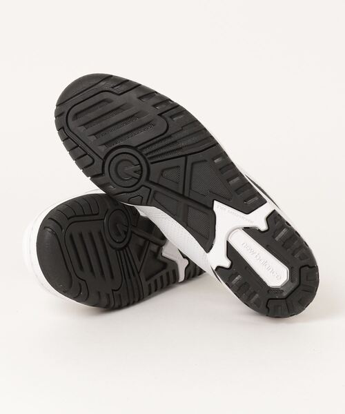 「New Balance」 ローカットスニーカー 24.0cm ホワイト×ブラック メンズ_画像3