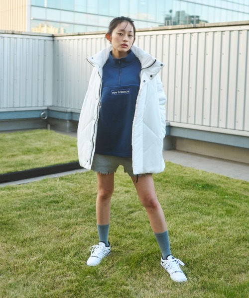 「New Balance」 ローカットスニーカー 24.0cm ホワイト×ブラック メンズ_画像7