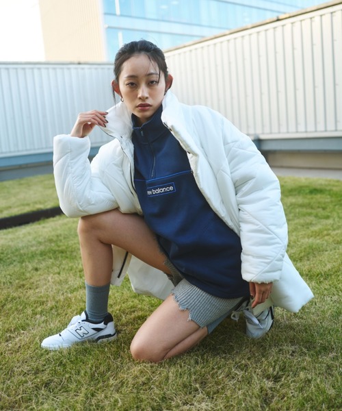 「New Balance」 ローカットスニーカー 24.0cm ホワイト×ブラック メンズ_画像9