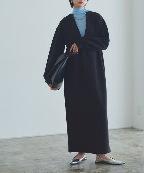 RASW ワンピース インナーセットキーネックスウェットワンピース