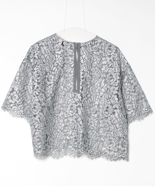 UNITED ARROWS 「UNITED ARROWS」 半袖ブラウス FREE シルバー 