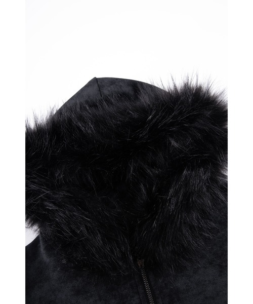 SUPPLIER（サプライヤー） パーカー ジップフーディ｜Faux Fur Cross