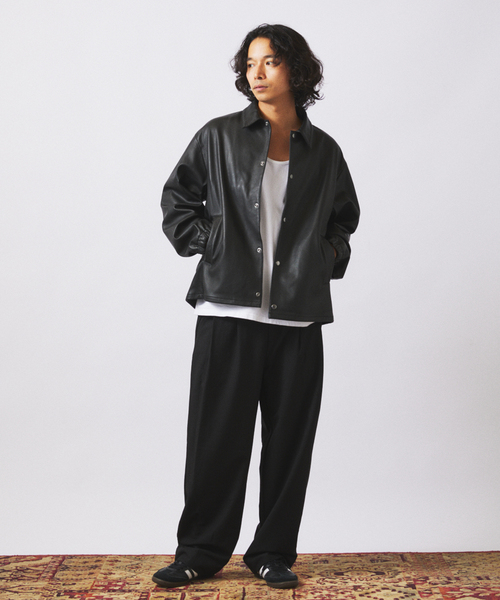 JOURNAL STANDARD relume レザージャケット Lサイズ JOURNAL STANDARD relume｜《予約》ラムレザー ジップジャケット