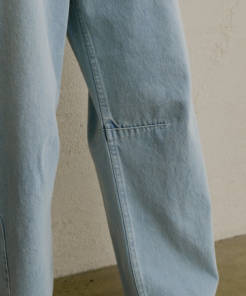 pual ce cin 「PUAL CE CIN」 加工デニムパンツ SMALL グレー