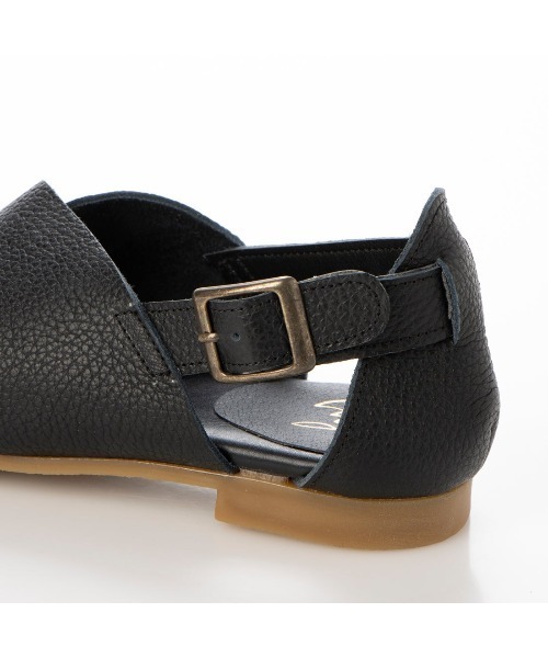 「ing」 フラットサンダル M ブラック レディース_画像6