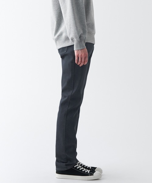 無印良品（MUJI） デニムパンツ 28inch チャコールグレー メンズ