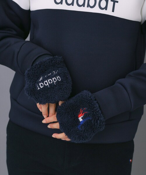 adabat（アダバット） 手袋 「ADABAT NAVY」ロゴハンドウォーマー
