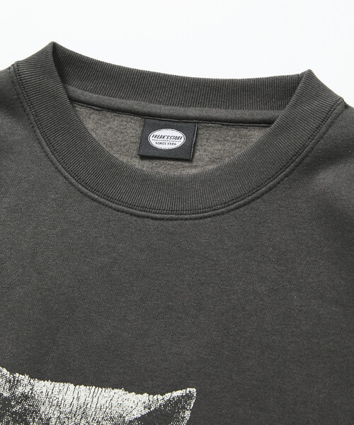 FREAK'SSTOREフリークスストアスウェットトレーナーダメージ加工グレー