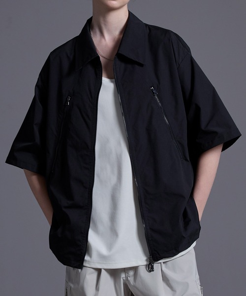 「Loose/ルース」 ジップアップブルゾン X-SMALL ブラック メンズ_画像7