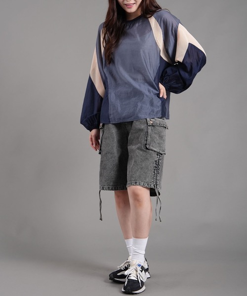 WORKS ハーフパンツ ジーンズ デニム デニムパンツ 短パン スラブ