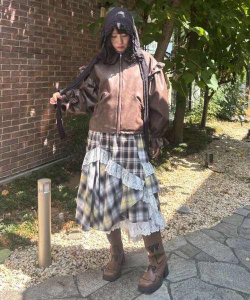 Candy Stripper（キャンディーストリッパー） スカート LACE CHECK