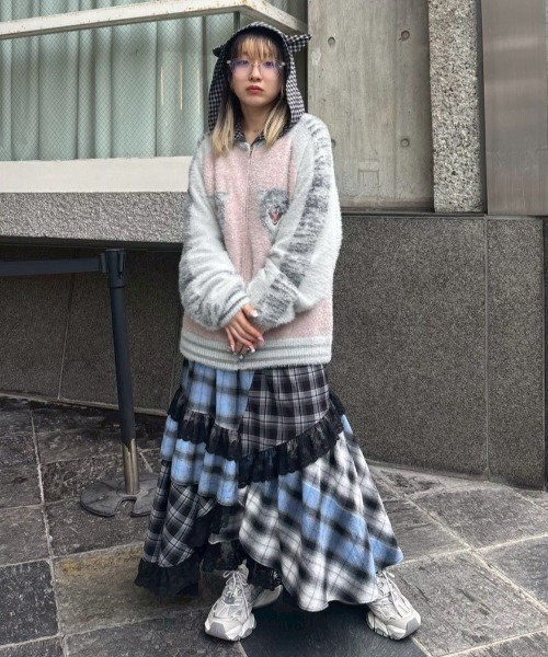 Candy Stripper（キャンディーストリッパー） スカート LACE CHECK