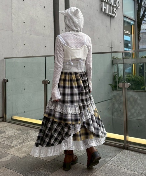 Candy Stripper（キャンディーストリッパー） スカート LACE CHECK