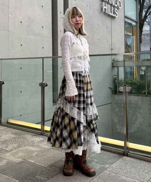 Candy Stripper（キャンディーストリッパー） スカート LACE CHECK