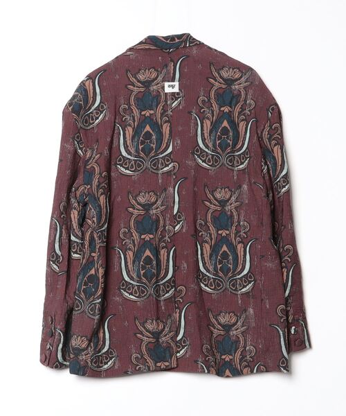 ジャケット テーラードジャケット 「Dhruv Kapoor」 PRINTED MAXI BLAZER メンズ レディースの画像
