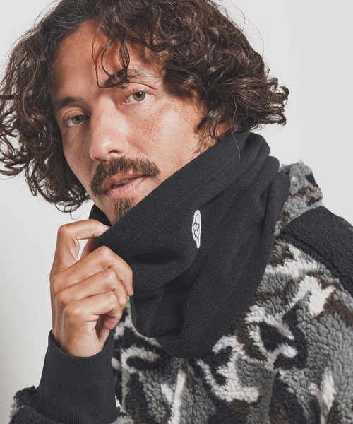 ネックウォーマー スヌード mko13189-neck warmer with heart patch ネックウォーマー(1M25F220) メンズ_1