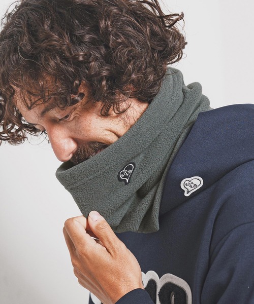 ネックウォーマー スヌード mko13189-neck warmer with heart patch ネックウォーマー(1M25F220) メンズ_5