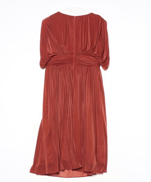 「AIMER」 半袖ワンピース 9 ブラウン レディース_画像2