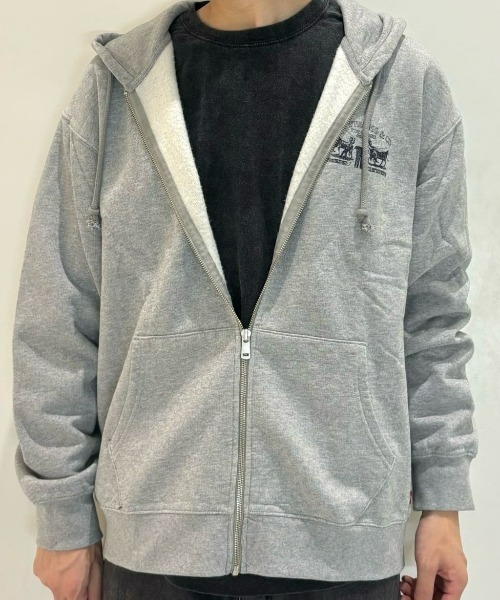 Levi's パーカー 「Levi's」ジップパーカー (フーディ/バックプリント