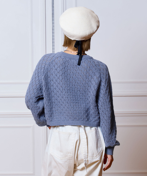 「IENA LA BOUCLE」 長袖ニット FREE ブルー系その他 レディース_画像7