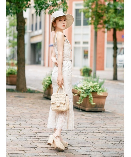 「Darich」 キャミソールワンピース FREE アイボリー レディース_画像3