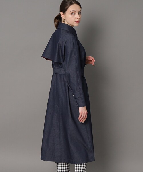 ドレステリア　ヘリテージステンドカラーコート ネイビー　38 DRESSTERIOR（ドレステリア） ステンカラーコート 36 ネイビー
