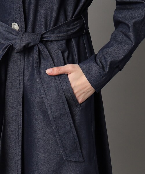 DRESSTERIOR（ドレステリア） ステンカラーコート 36 ネイビー