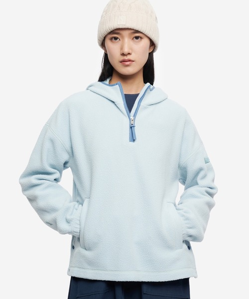 エーグル（AIGLE）/ポーラーテック ハーフジップフリースパーカー / POLARTEC THERMAL PRO AIGLE（エーグル） パーカー ポーラーテック ハーフジップフリース