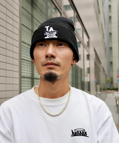 NEWERA LA ビーニー ニット帽 HIPHOP Bboy GANGSTA B.I.D. ニット帽 ニットキャップ 「GANGSTAR ビーニー ニット帽 HIPHOP
