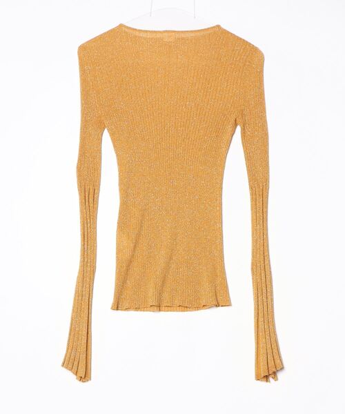 「ELIN」 長袖ニット 00 ゴールド レディース_画像2