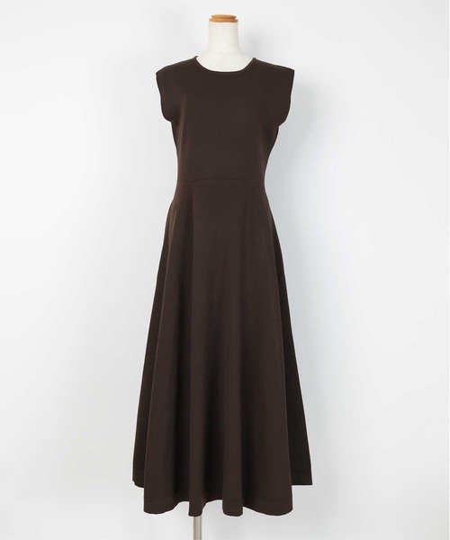 「ur's」 ノースリーブワンピース M ブラック レディース_画像2