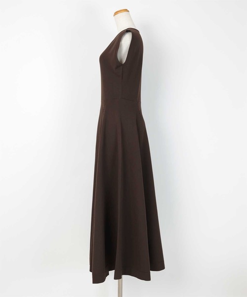 「ur's」 ノースリーブワンピース M ブラック レディース_画像3