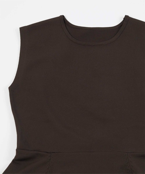 「ur's」 ノースリーブワンピース M ブラック レディース_画像5