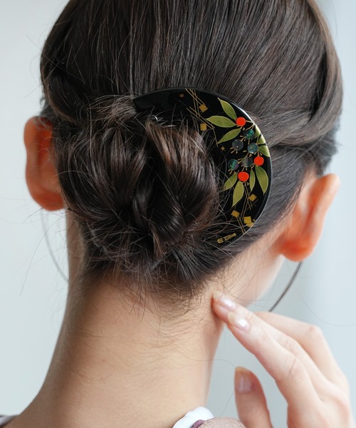 utatane 髪飾り 櫛かんざし 蒔絵塗り レディース : ZOZOTOWN Yahoo!店