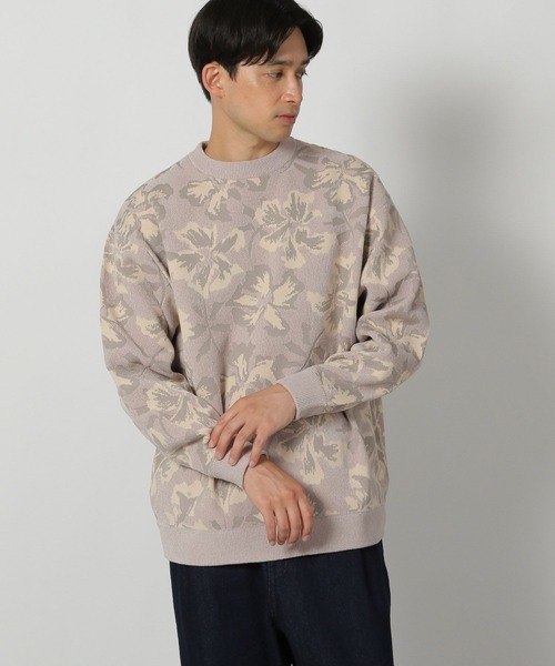 LAKOLE（ラコレ） セーター ニット モール花柄ニットプルオーバー